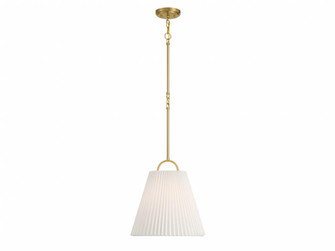 1-Light Pendant in Natural Brass (8483|M7045NB)