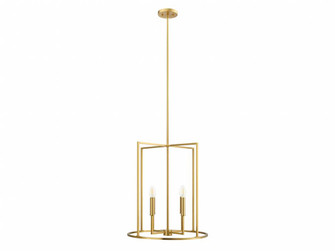 4-Light Pendant in Natural Brass (8483|M7044NB)