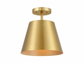 1-Light Ceiling Light in Natural Brass (8483|M60076NB)