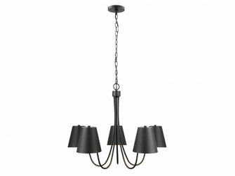 5-Light Chandelier in Matte Black (8483|M100142MBK)