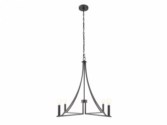 4-Light Chandelier in Matte Black (8483|M100141MBK)