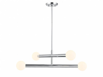 4-Light Chandelier in Chrome (8483|M100133CH)