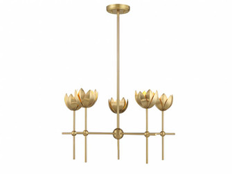 5-Light Chandelier in Natural Brass (8483|M100131NB)