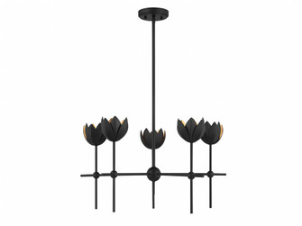5-Light Chandelier in Matte Black (8483|M100131MBK)