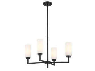 4-Light Chandelier in Matte Black (8483|M100129MBK)