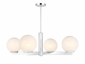 4-Light Chandelier in Chrome (8483|M100123CH)