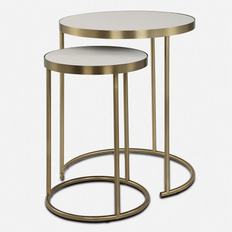 Uttermost Aragon White Nesting Tables Set/2 (85|50007)
