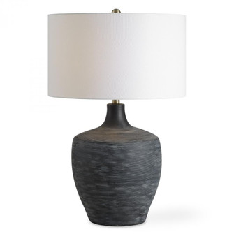 Uttermost Graphite Ribbed Table Lamp (85|30367-1)