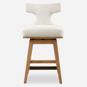 Uttermost Klismos Off-White Fabric Counter Stool (85|23871)