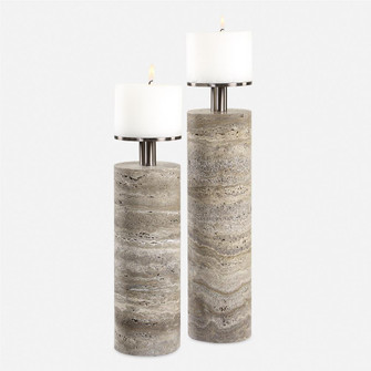 Uttermost Shadowstone Candleholders Set/2 (85|18186)