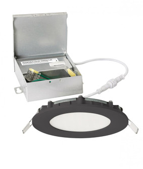 Tuck 4'' LED Flushmount 5CCT 120V Black (1|TUCF04LAJD1BK)