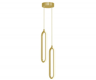 Sienna 12'', 2 Lt LED Pendant 24W 120V 5CCT GD (1|SIEP12LAJD1GDRND2)