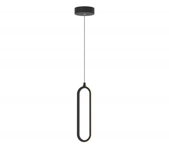 Sienna 12'' LED Pendant 10W 120V BK (1|SIEP12LAJD1BK)
