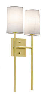 Rose 2 Light Sconce CB SB (1|ROSS1020CBSB)