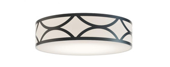 Lake 20'' LED Flush Mount, 42W, 120-277V, BK w/BB (1|LAKF20LAJUDBK-BB)