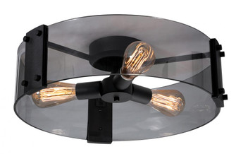 Dana 18'' Semi Flush Med Base 120V BK (1|DNAC18MBBK)