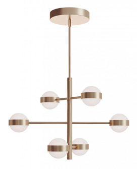 Verona 6 Light LED Pendant,120-277V,60W,5 CCT,LB (1|VRNP3X6LAJUDLB)