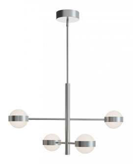 Verona 4 Light LED Pendant,120-277V,40W,5 CCT,SN (1|VRNP2X4LAJUDSN)
