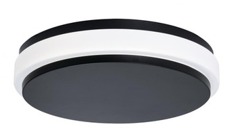 Eris 14'' LED Flush Mount,120-277V,26W,5 CCT,BK (1|EISF14LAJUDBK)