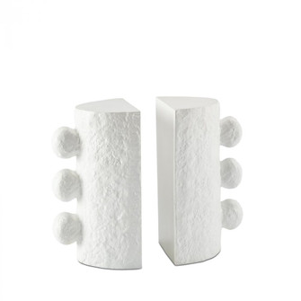 Regina Andrew Sanya Bookend Set (White) (5533|20-1651WT)