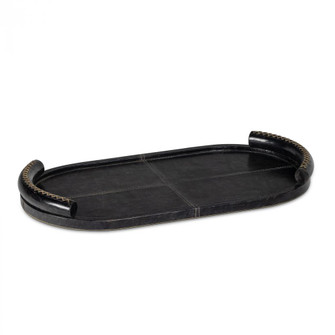 Regina Andrew Forte Leather Tray Oval (Black) (5533|20-1609BLK)