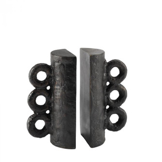 Regina Andrew Chandra Bookend Set (Blackened Zinc) (5533|20-1652BLKZ)