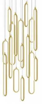 Sienna 24'' LED Round Pendant 232W,5 CCT,GD (1|SIEP99LAJD1GDRND16)