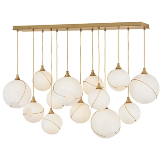 Large Thirteen Light Linear (87|30305HBR-CO)