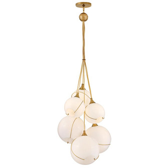Medium Six Light Multi Tier Chandelier (87|30306HBR-CO)