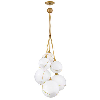 Medium Six Light Multi Tier Chandelier (87|30306HBR-CO)