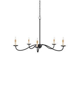 Saxon Small Black Chandelier (92|9000-1257)
