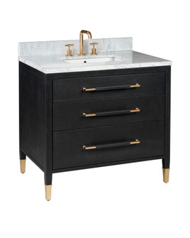 Verona 36'' Black Vanity with Rectangular Undermount Sink (92|3800-0006)
