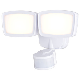 White Integrated LED Motion Sensor Dusk to Dawn Outdoor Security Flood Light - 240 Degree - 85 Ft. (51|T0700)