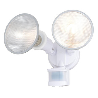 6.75-in. 2 Light Outdoor Motion Sensor Security Flood Light White (51|T0692)