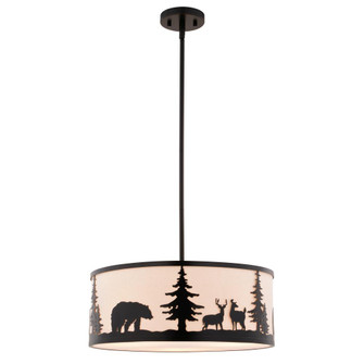 Acadia 18-in. W 3 Light Pendant Bronze (51|P0416)
