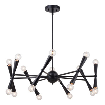 Drake 29-in. 16 Light Chandelier Matte Black (51|H0292)