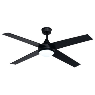 Hamlin Black Contemporary 52-in. Ceiling Fan with LED Light Kit and Remote (51|F0125)