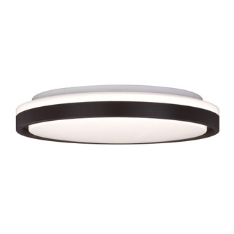 Ellie 16.25-in W Integrated LED Bronze Contemporary Flush Mount Ceiling Light Fixture (51|C0315)