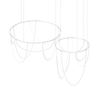 32''/48'' 2-Bar Offset Ring w/ Light Curve Luminaires (107|SLS4243-W)