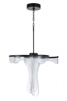 Estrella 5 Arm LED Pendant in Flat Black (20|59695-FB-LED)