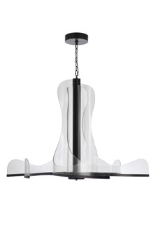 Estrella 47.25'' 6 Arm LED Chandelier in Flat Black (20|59627-FB-LED)