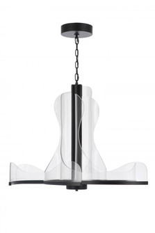 Estrella 36'' 6 Arm LED Chandelier in Flat Black (20|59626-FB-LED)