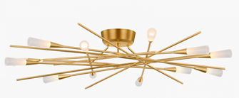 Stellar 40'' Radial Semi-Flush Mount (279|CHC 4607G)