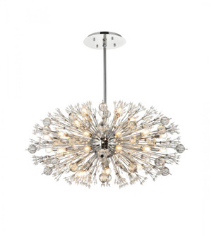 Vera 42 inch crystal starburst oval pendant in chrome (758|2550D42C)