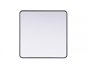 R Corner Mirror 36''x36''x2'' Black (758|MR8A3636BLK)