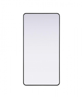 Contour Metal Rectangle Mirror 30x60 in Black (758|MR8A3060BLK)