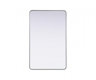 Contour Metal Rectangle Mirror 30x48 in Silver (758|MR8A3048SIL)