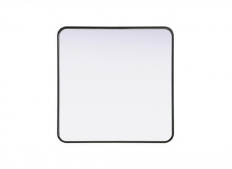 Contour Metal Square Mirror 30x30 in Black (758|MR8A3030BLK)