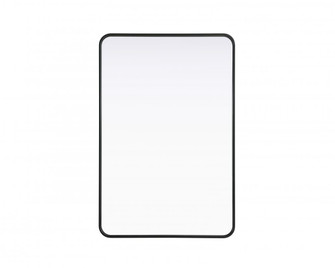 R Corner Mirror 28''x42''x2'' Black (758|MR8A2842BLK)