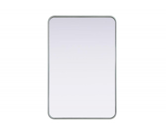 Contour Metal Rectangle Mirror 24x36 in Silver (758|MR8A2436SIL)